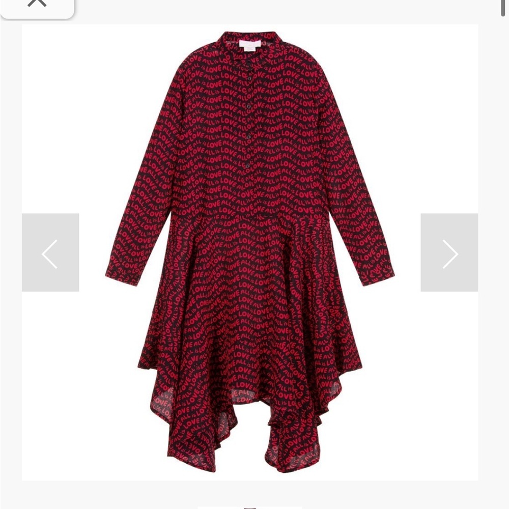 Stella McCartney kids all is love dress